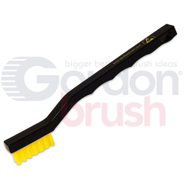1/4 D 26 Length Single Spiral Single-Stem Horsehair Brushes w Ring, PK12